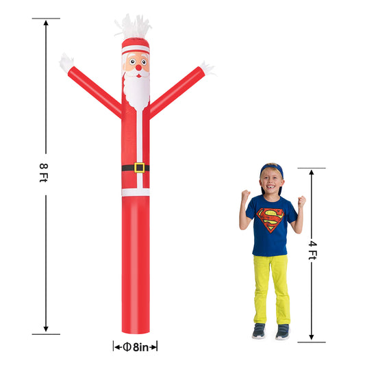 8ft Santa Inflatable Air Puppet Dancer– Replacement for 9" Blower (No Blower)