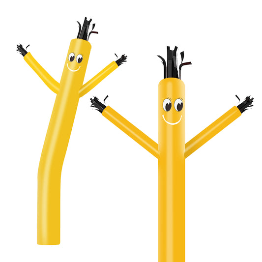 8ft Yellow Inflatable Air Puppet Dancer– Replacement for 9" Blower (No Blower)
