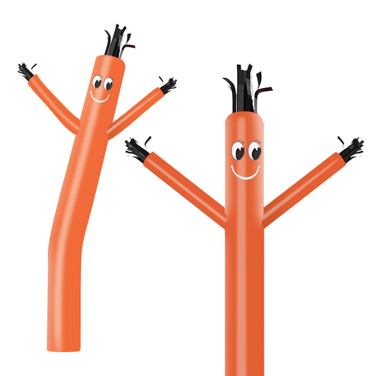8ft Orange Inflatable Air Puppet Dancer– Replacement for 9" Blower (No Blower)