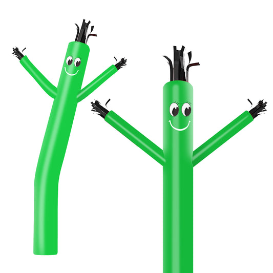 8ft Green Inflatable Air Puppet Dancer– Replacement for 9" Blower (No Blower)