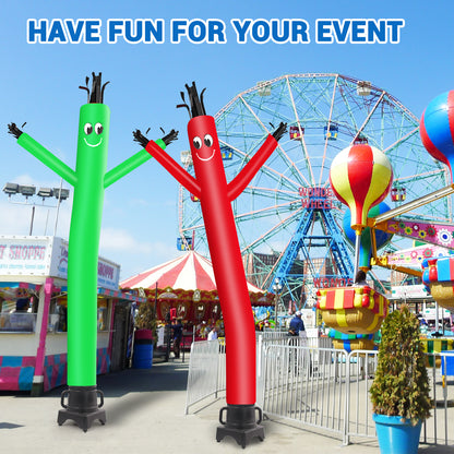 8ft Red Inflatable Air Puppet Dancer– Replacement for 9" Blower (No Blower)