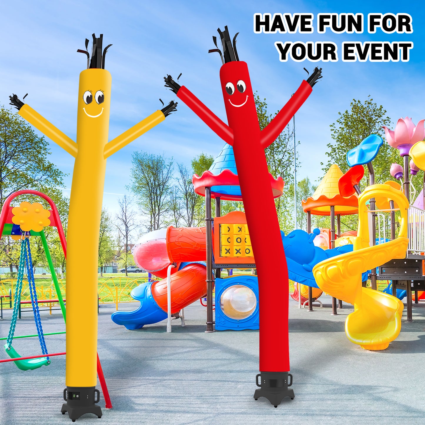 10ft Red Inflatable Air Puppet Dancer– Replacement for 12" Blower (No Blower)